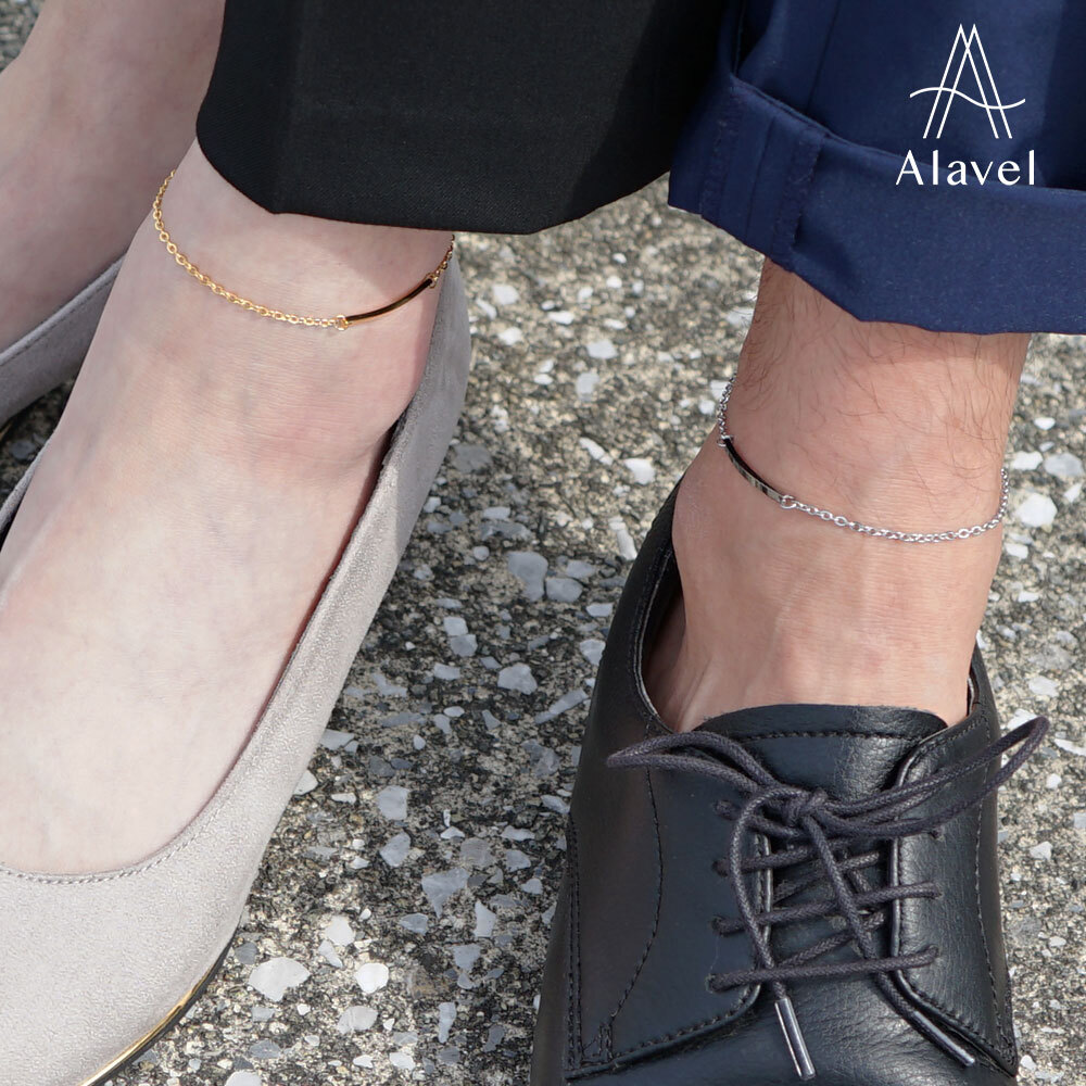 シンプル チェーン アンクレット